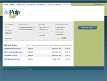 Tablet Screenshot of jobs.adpulp.com